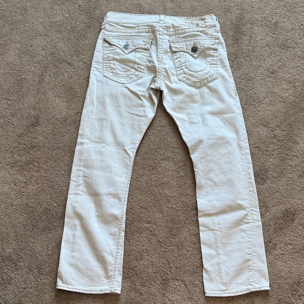Men's True Religion White Jeans